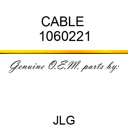 CABLE  1060221