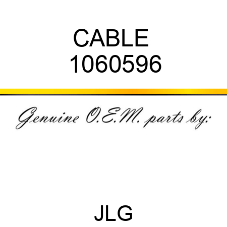 CABLE  1060596