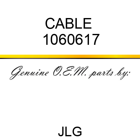 CABLE  1060617