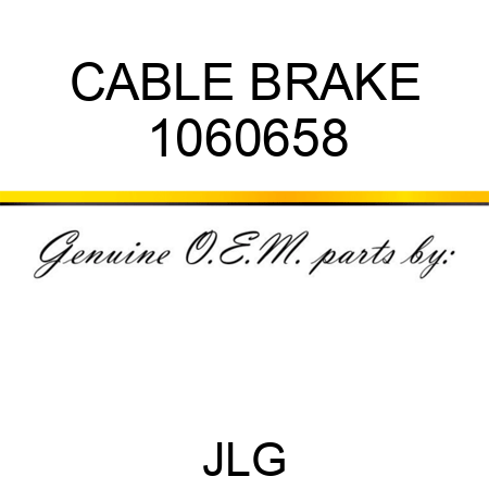 CABLE BRAKE 1060658