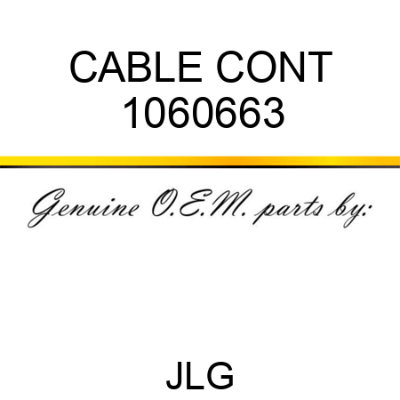 CABLE CONT 1060663