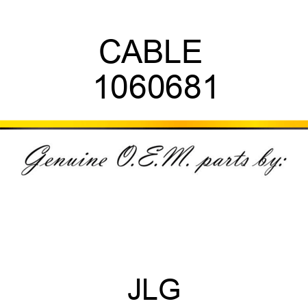 CABLE  1060681