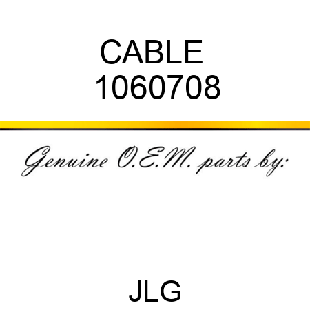 CABLE  1060708