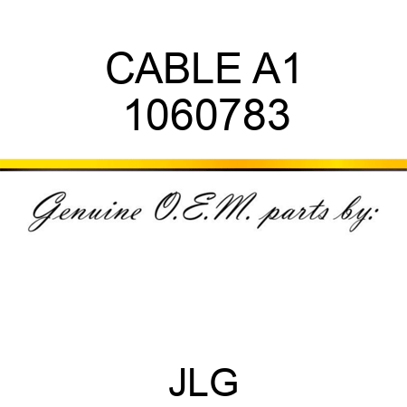 CABLE A1 1060783