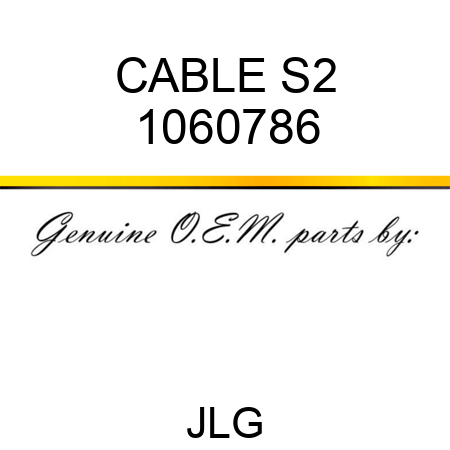 CABLE S2 1060786