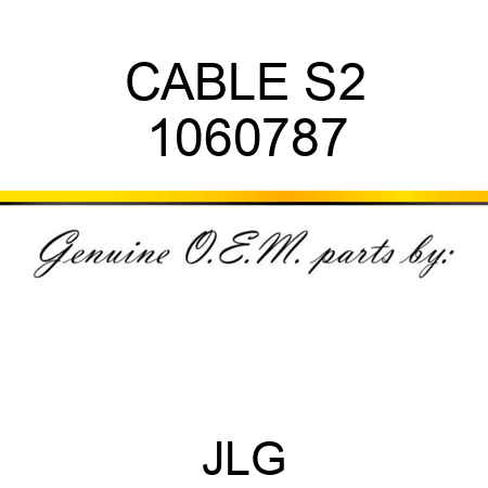 CABLE S2 1060787