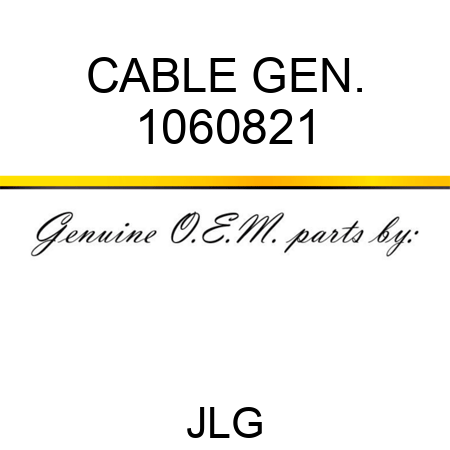 CABLE GEN. 1060821
