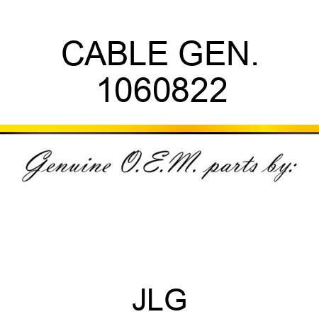 CABLE GEN. 1060822