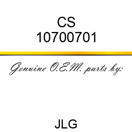 CS 10700701