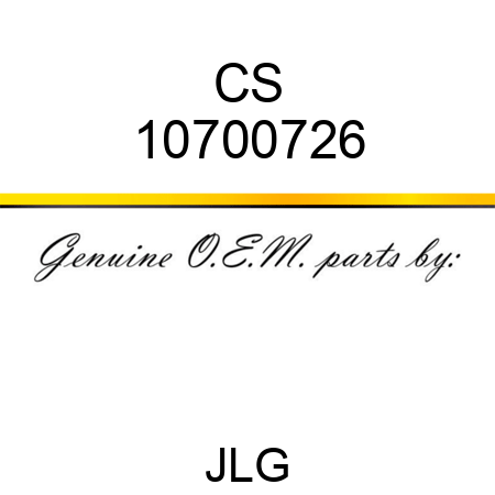 CS 10700726