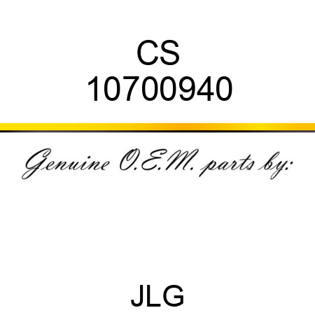 CS 10700940