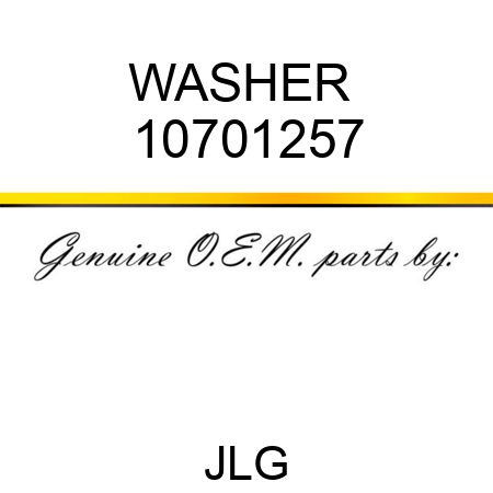 WASHER  10701257