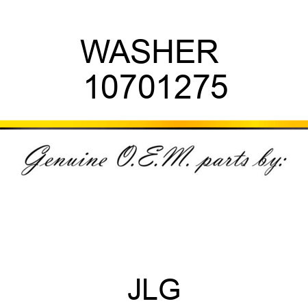 WASHER  10701275
