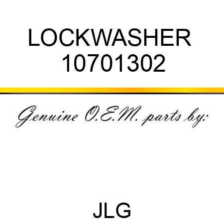 LOCKWASHER  10701302