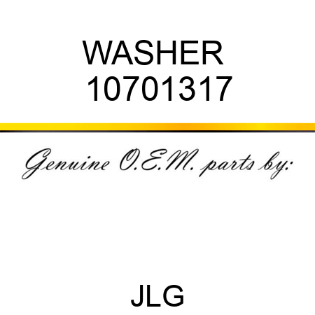 WASHER  10701317