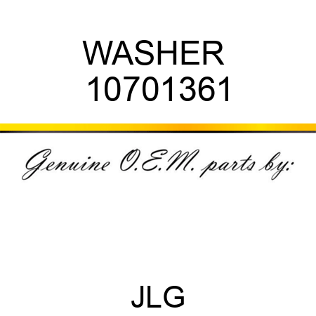 WASHER  10701361