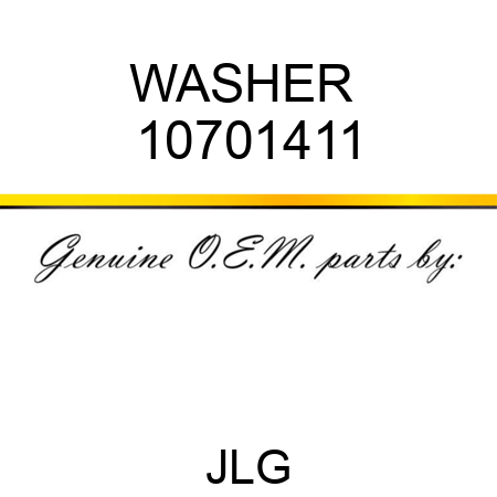 WASHER  10701411