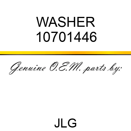 WASHER 10701446