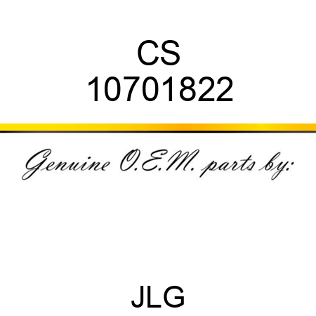 CS 10701822