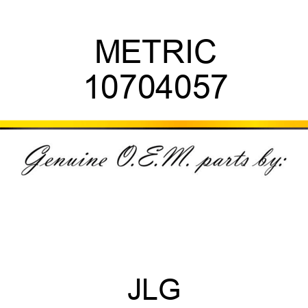 METRIC 10704057