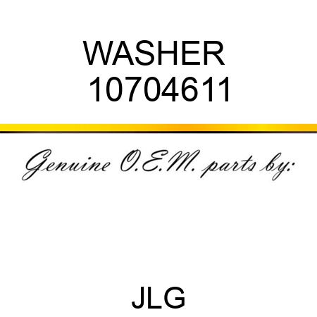 WASHER  10704611