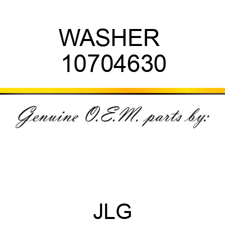 WASHER  10704630