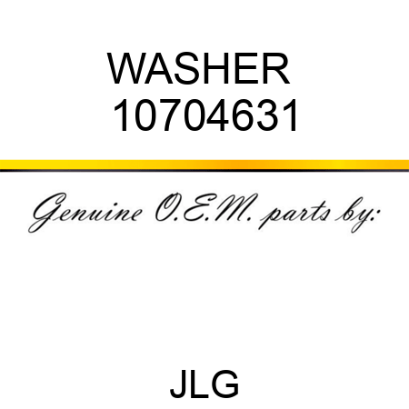 WASHER  10704631