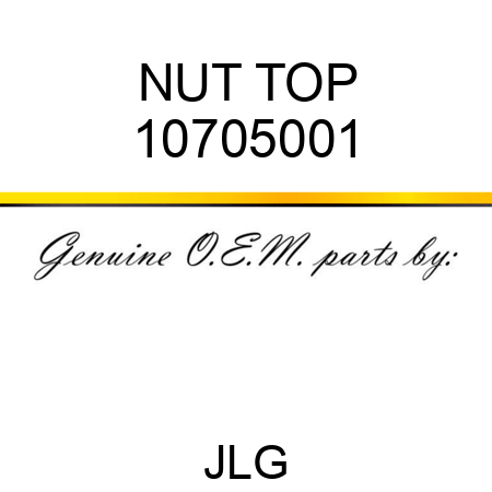 NUT TOP 10705001