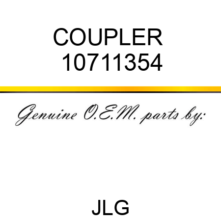 COUPLER  10711354