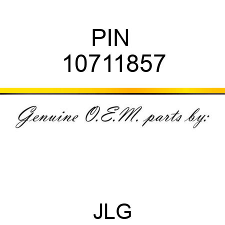 PIN  10711857
