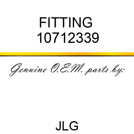 FITTING  10712339