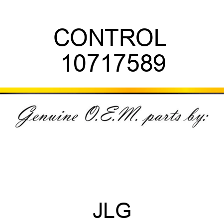 CONTROL  10717589