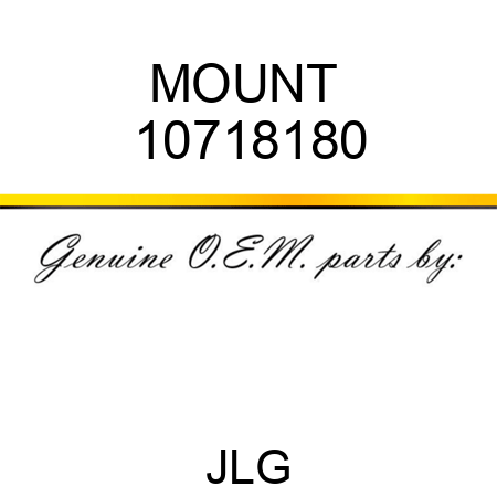 MOUNT  10718180