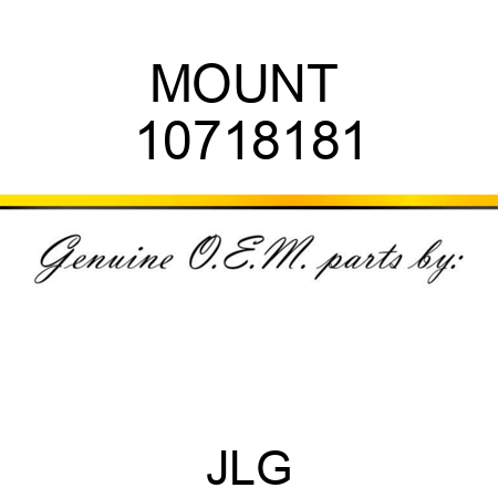 MOUNT  10718181