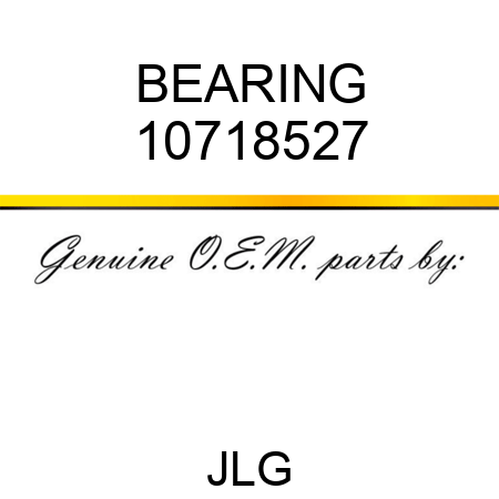 BEARING 10718527