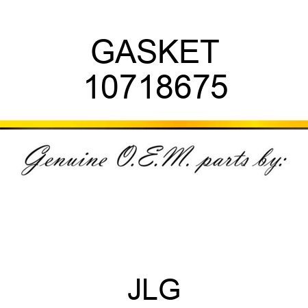 GASKET 10718675
