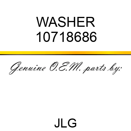 WASHER 10718686