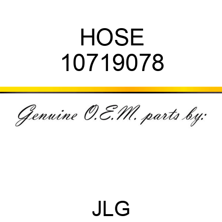 HOSE 10719078