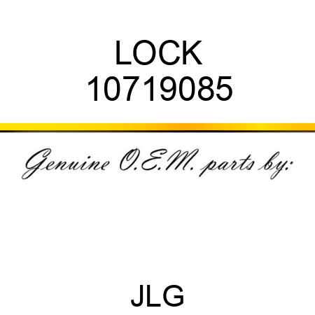 LOCK 10719085