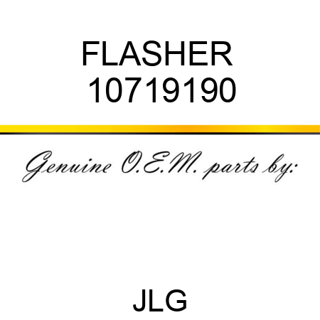 FLASHER  10719190