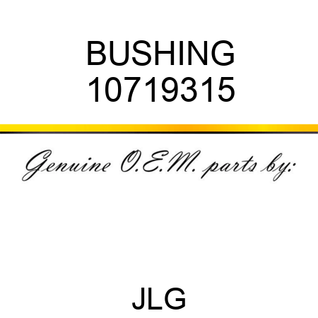 BUSHING 10719315