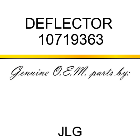 DEFLECTOR  10719363