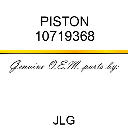 PISTON 10719368