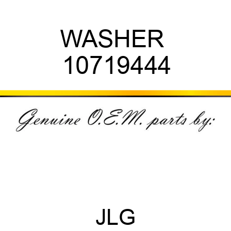 WASHER  10719444