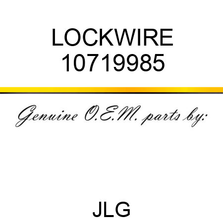 LOCKWIRE 10719985