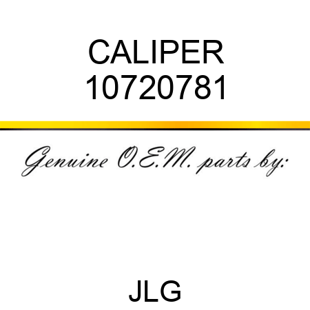 CALIPER 10720781
