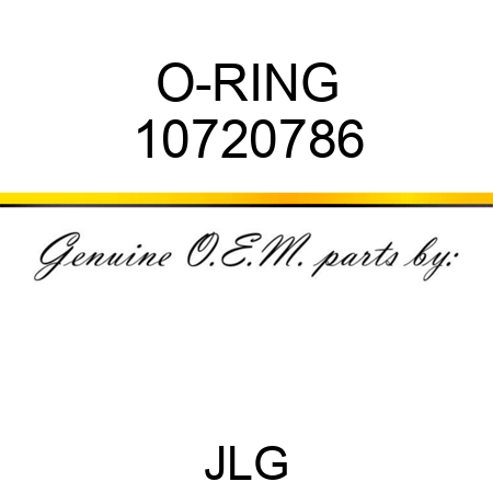 O-RING 10720786