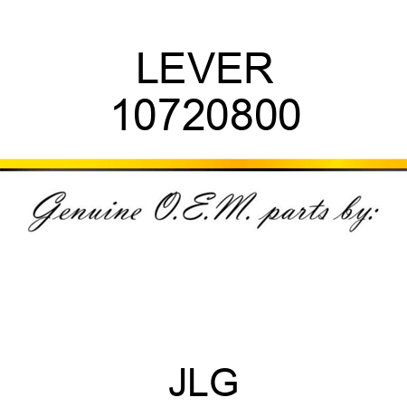 LEVER 10720800
