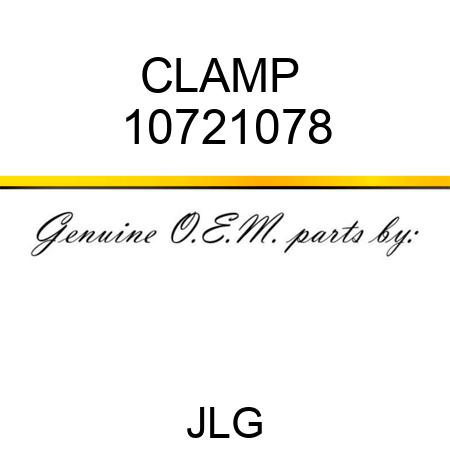 CLAMP  10721078