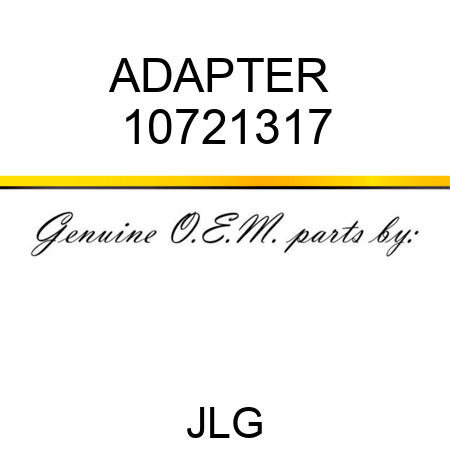 ADAPTER  10721317